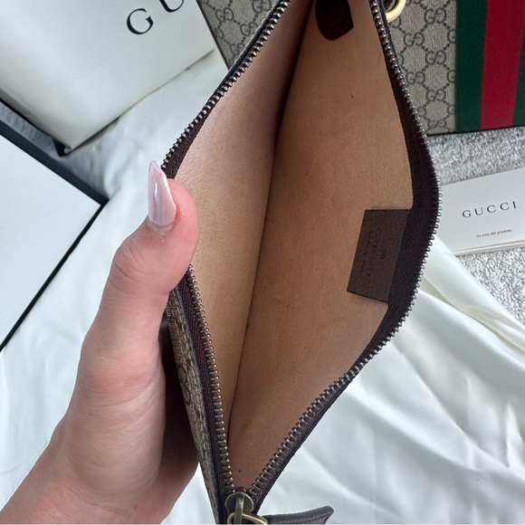 Gucci Ophidia GG tote with pouch! - Picture 12 of 16